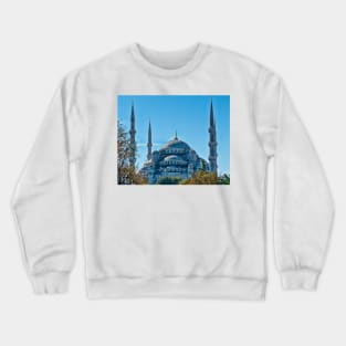 The Blue Mosque, Istanbul, Turkey Crewneck Sweatshirt